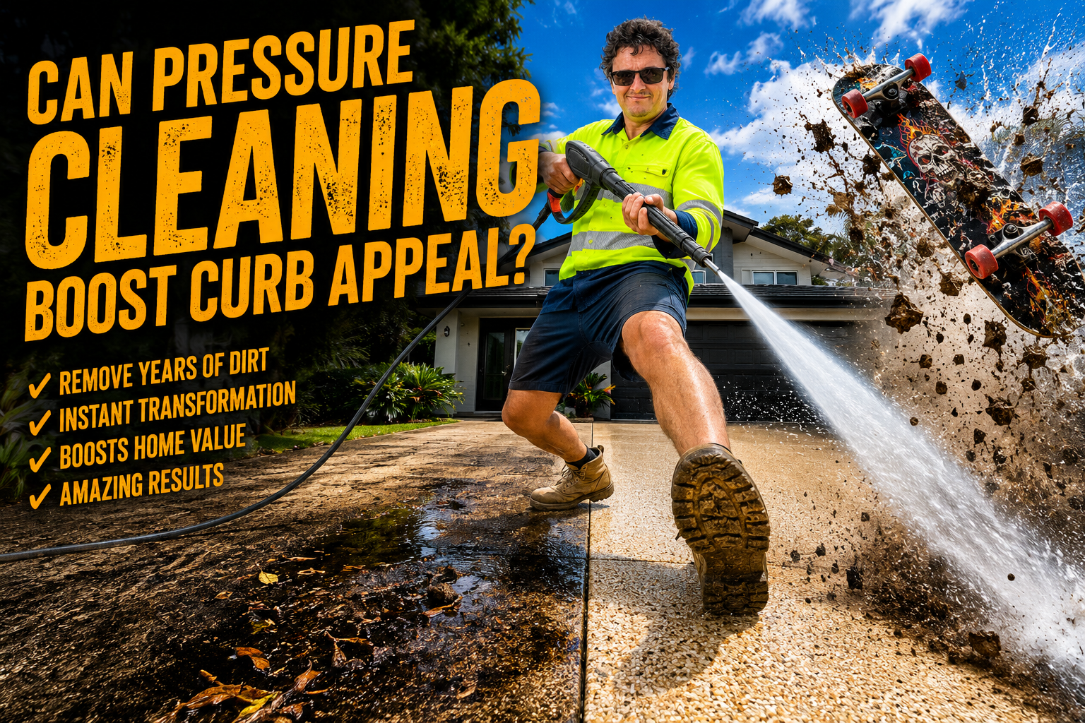 Can Pressure Cleaning Boost Curb Appeal